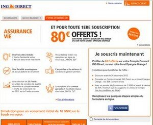 redirection automatique vers ING DIRECT VIE